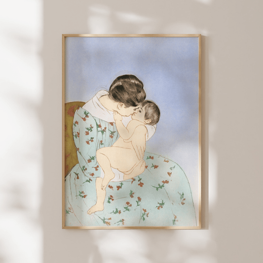 Mary Cassatt - Mother's Kiss | Art Prints | Pathos Studio