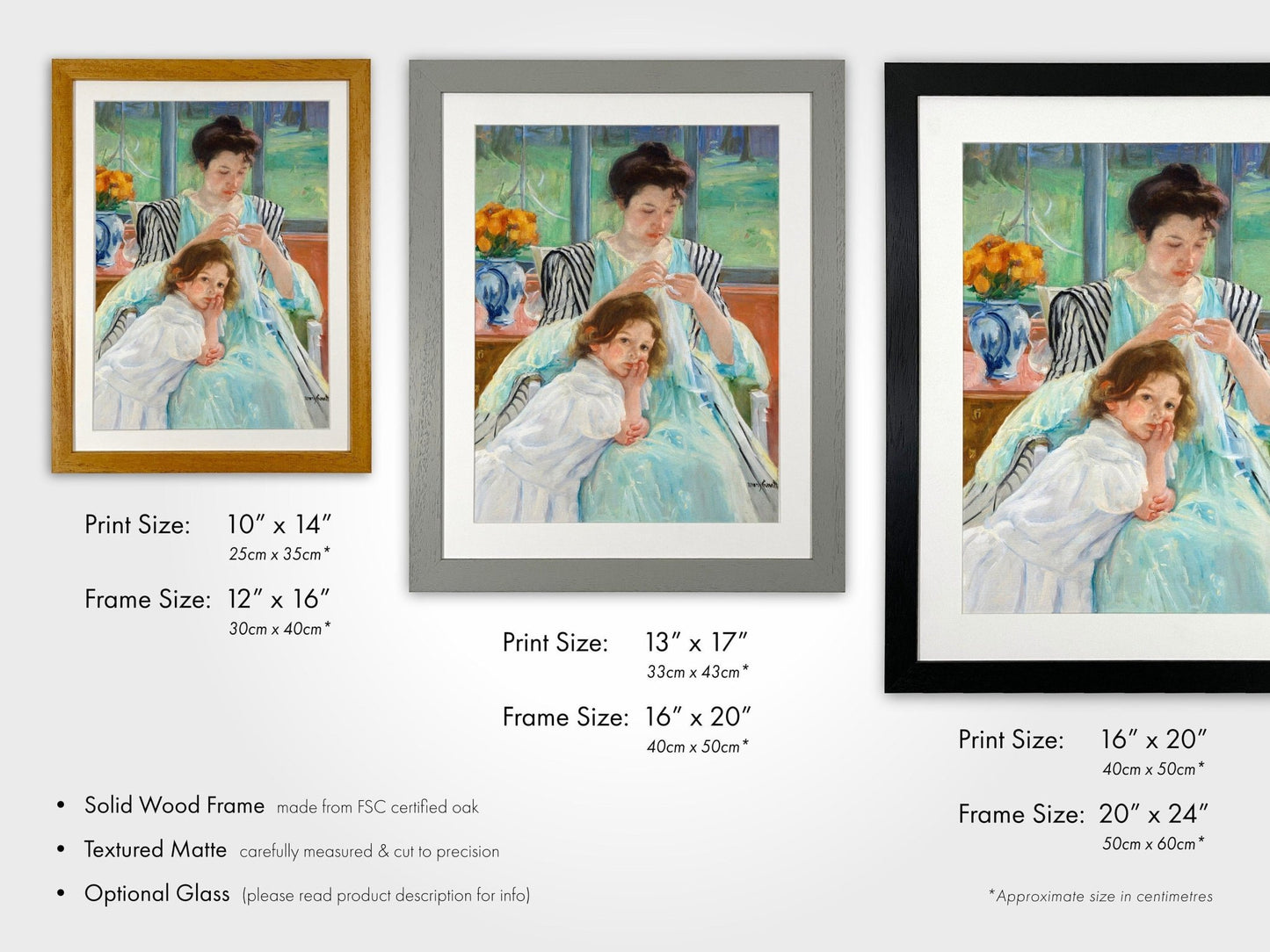 Mary Cassatt - Young Mother Sewing | Art Prints | Pathos Studio