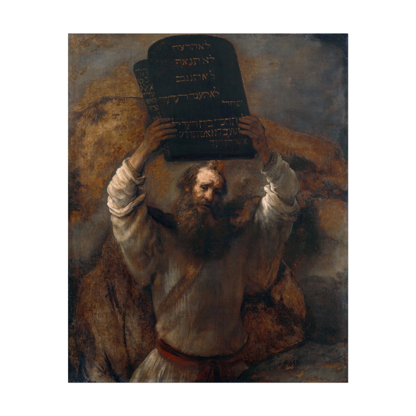 Moses Breaking The Tablets - Pathos Studio - Art Prints