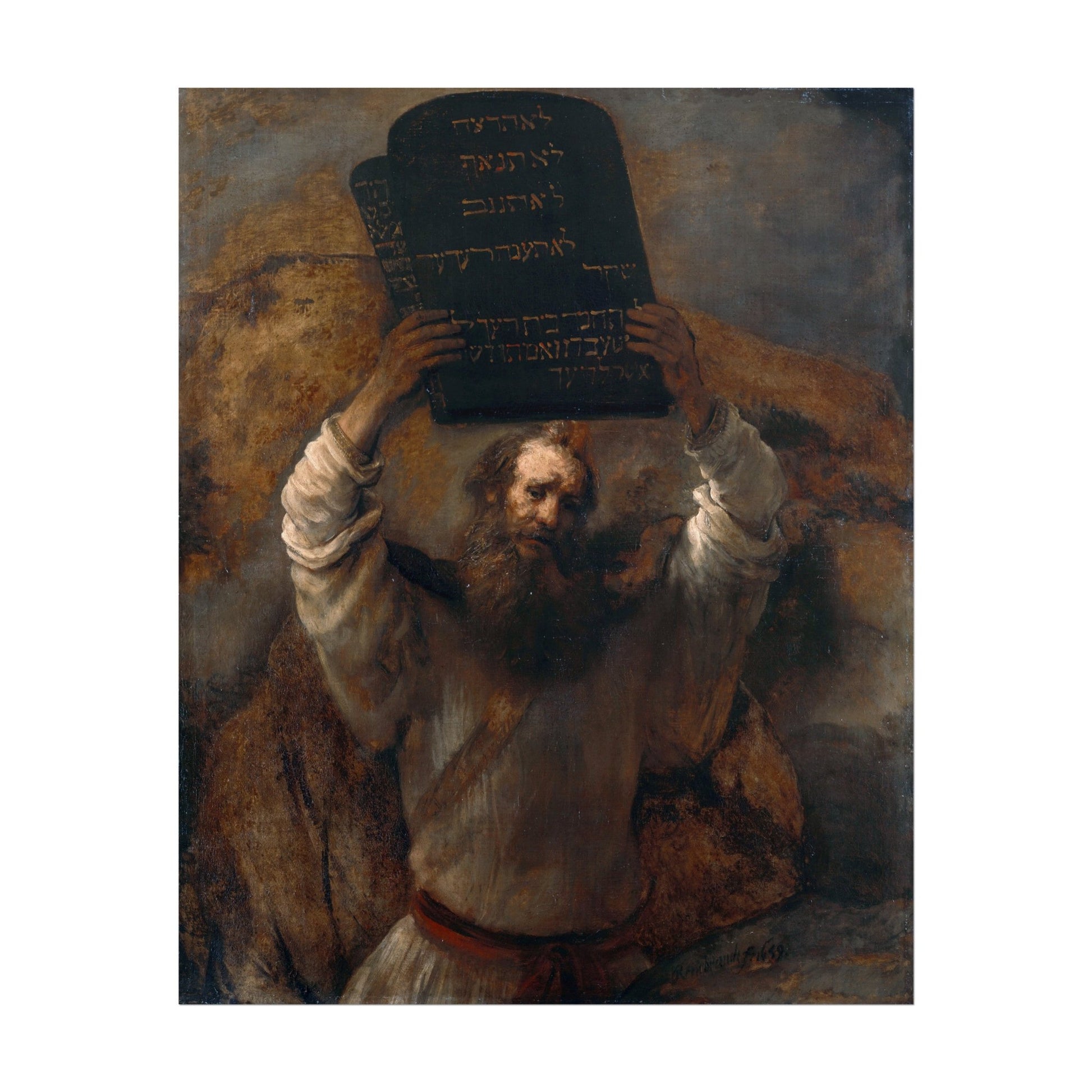 Moses Breaking The Tablets - Pathos Studio - Art Prints