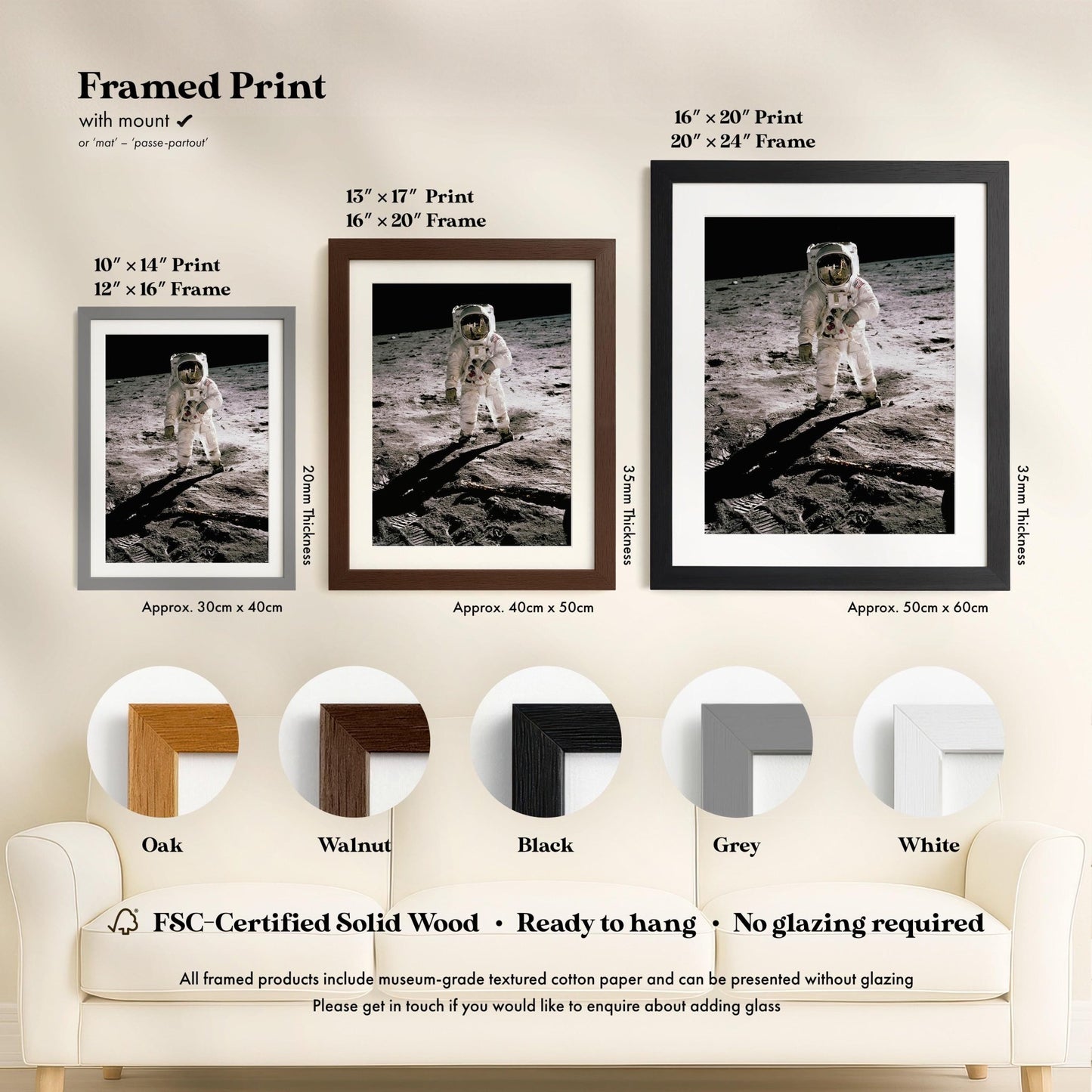 NASA - Buzz Aldrin on the Moon | Art Prints | Pathos Studio