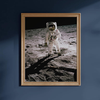 NASA - Buzz Aldrin on the Moon | Art Prints | Pathos Studio