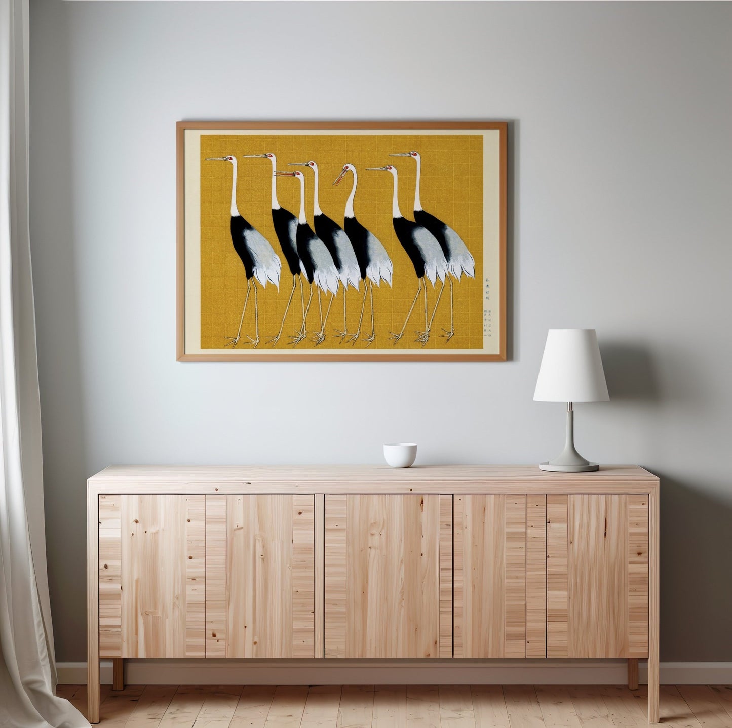 OGATA KORIN - Japanese Red Crown Cranes - Pathos Studio - Art Prints