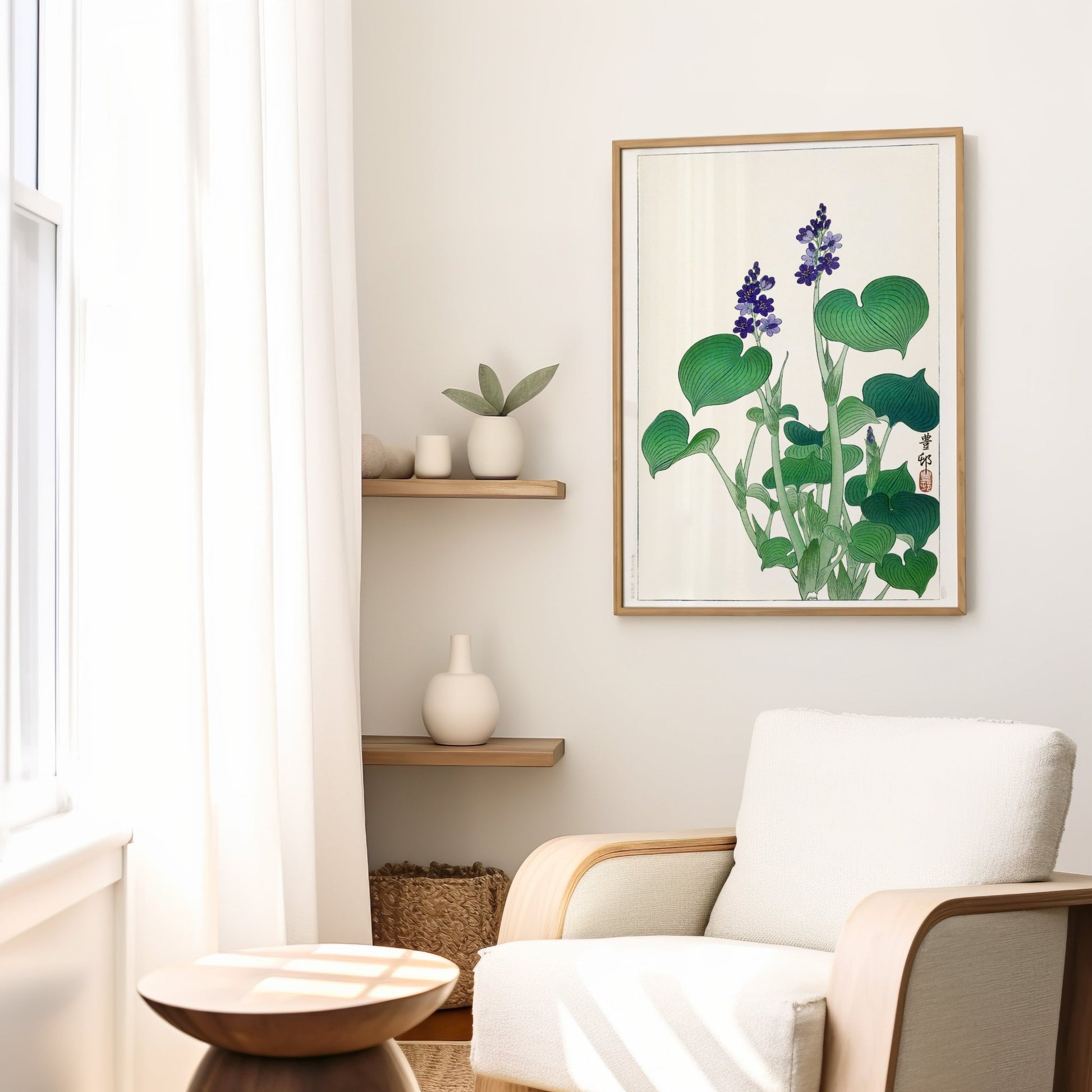 OHARA KOSON - Blooming Hosta - Pathos Studio - Art Prints