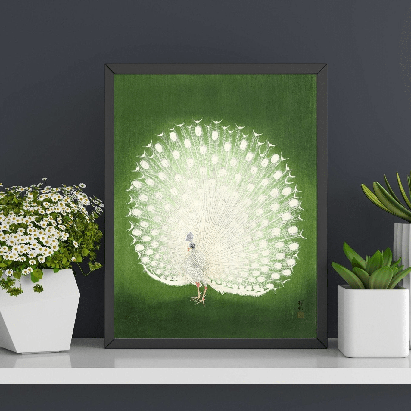 OHARA KOSON - Peacock - Pathos Studio - Art Prints