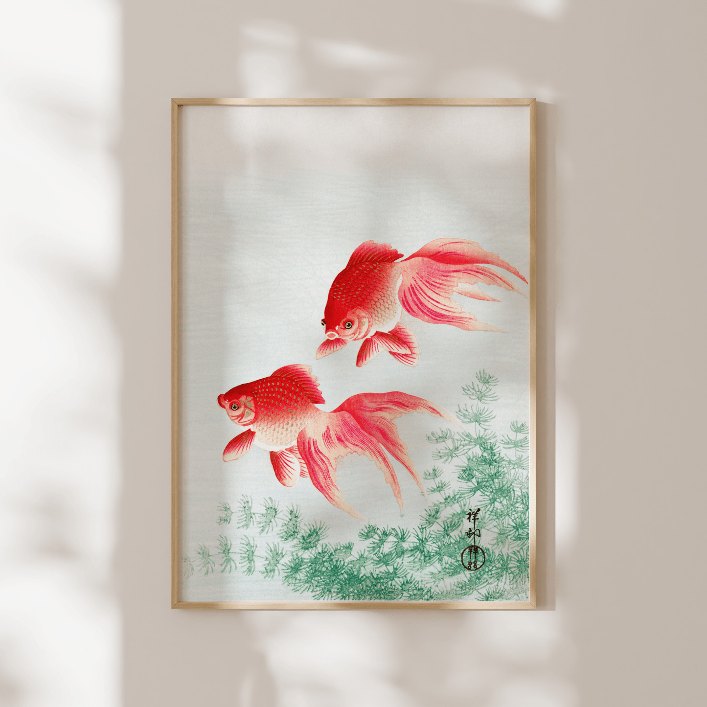 OHARA KOSON - Two Goldfish - Pathos Studio - Art Prints