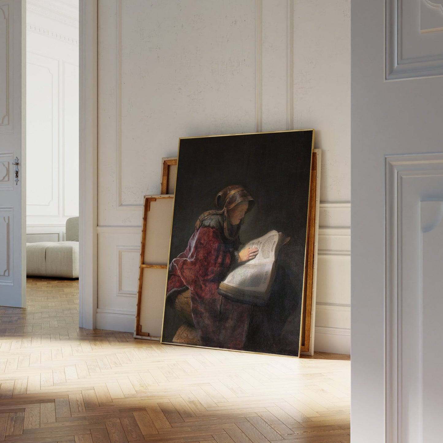 Old Woman Reading - Pathos Studio - Art Prints