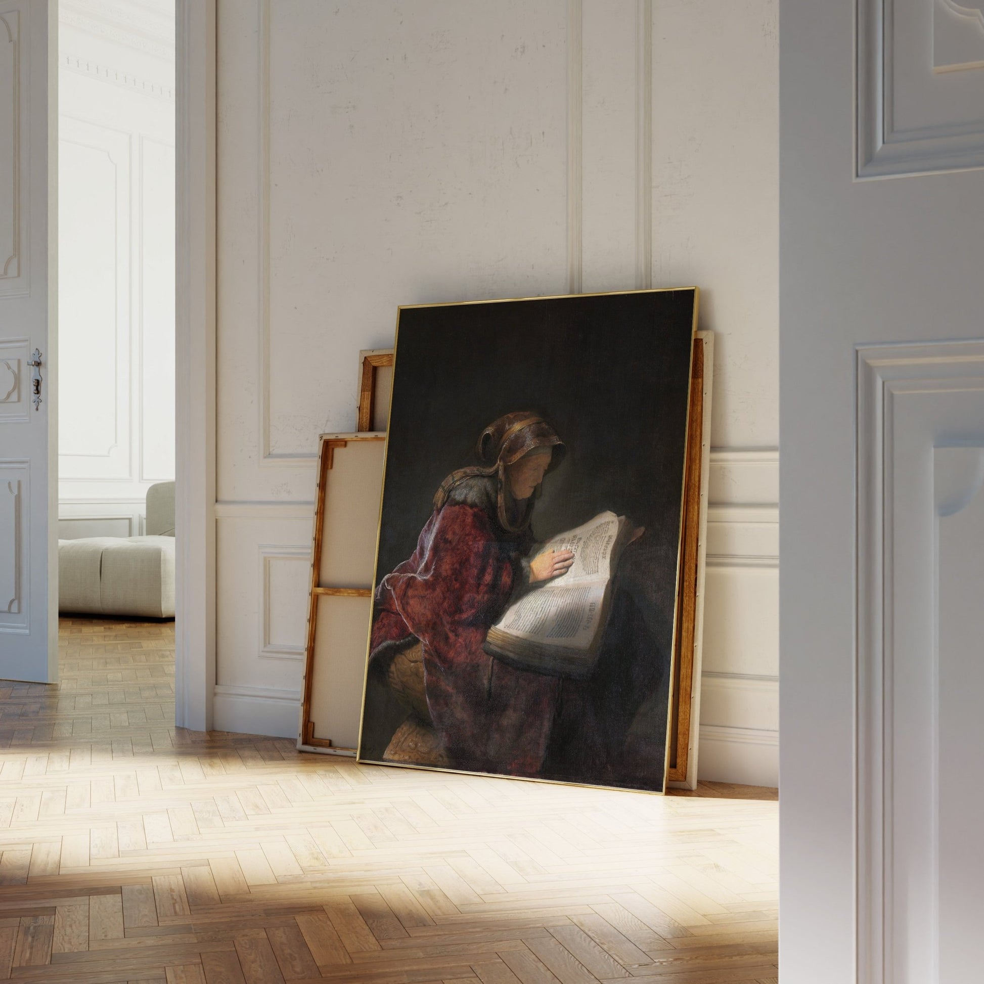 Old Woman Reading - Pathos Studio - Art Prints