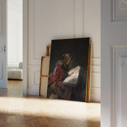 Old Woman Reading - Pathos Studio - Art Prints