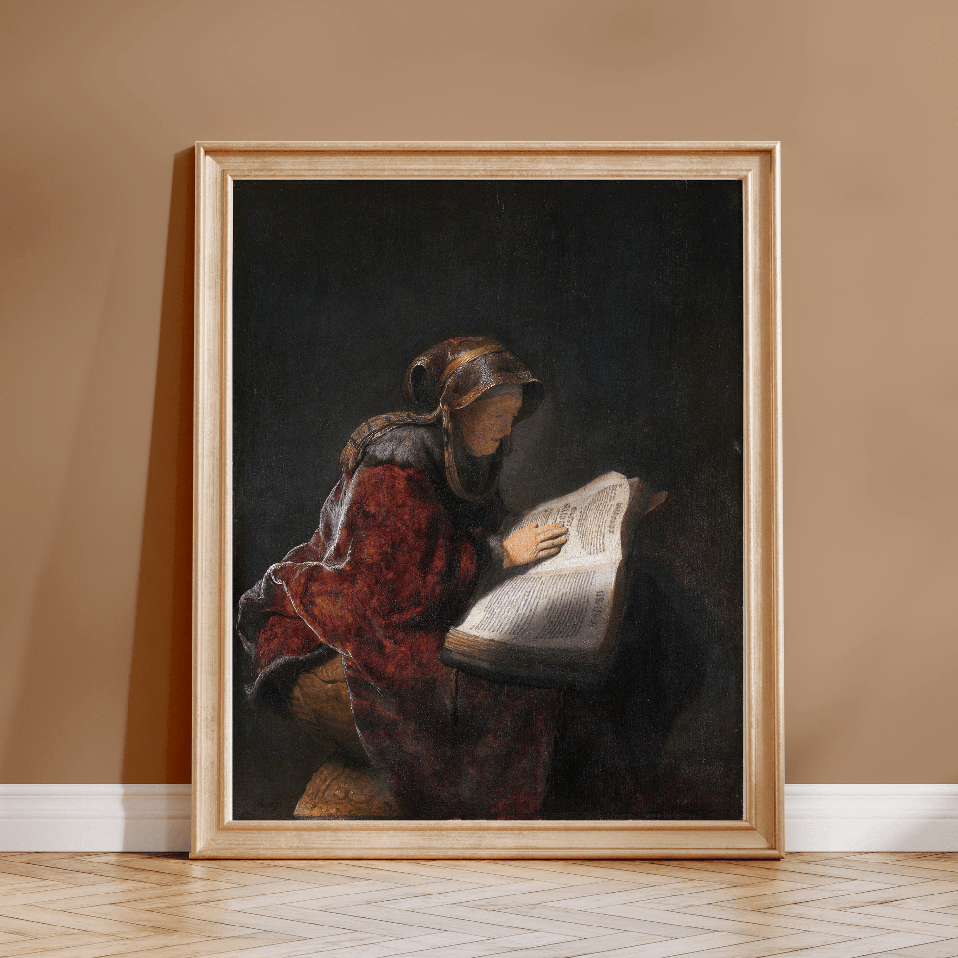 Old Woman Reading - Pathos Studio - Art Prints
