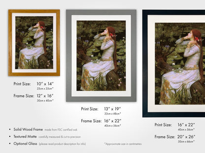 Ophelia by John William Waterhouse - Pathos Studio - Art Prints