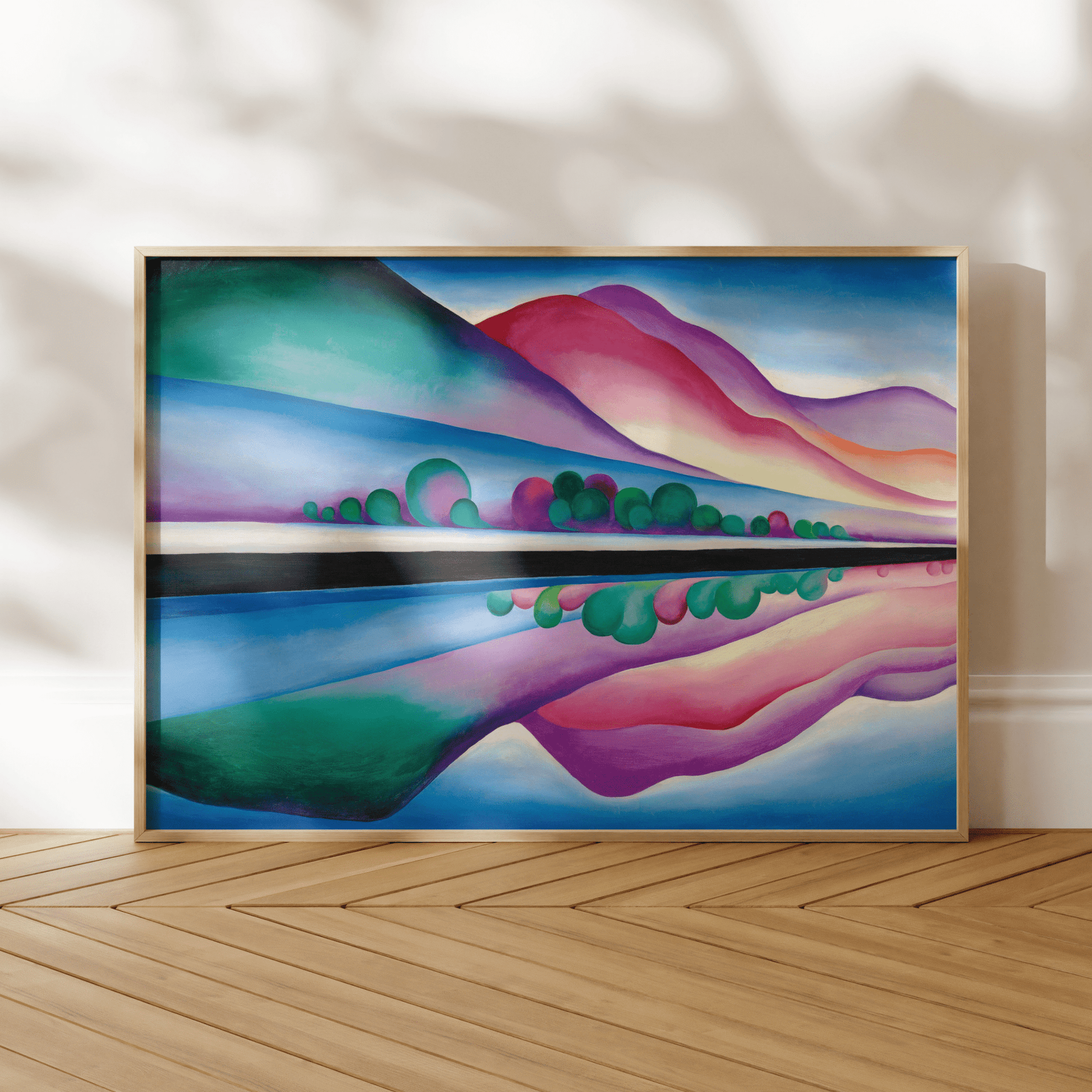 Pathos Studio - GEORGIA O'KEEFFE - Lake George Reflection | Art Prints | Pathos Studio
