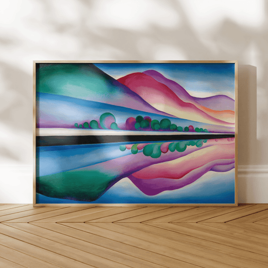 Pathos Studio - GEORGIA O'KEEFFE - Lake George Reflection | Art Prints | Pathos Studio