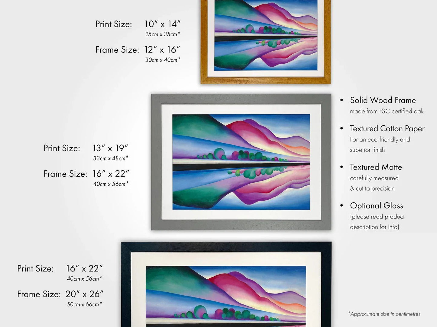 Pathos Studio - GEORGIA O'KEEFFE - Lake George Reflection | Art Prints | Pathos Studio
