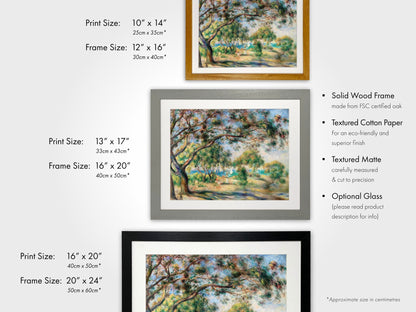 Pierre - Auguste Renoir - Bois de la Chaise | Art Prints | Pathos Studio