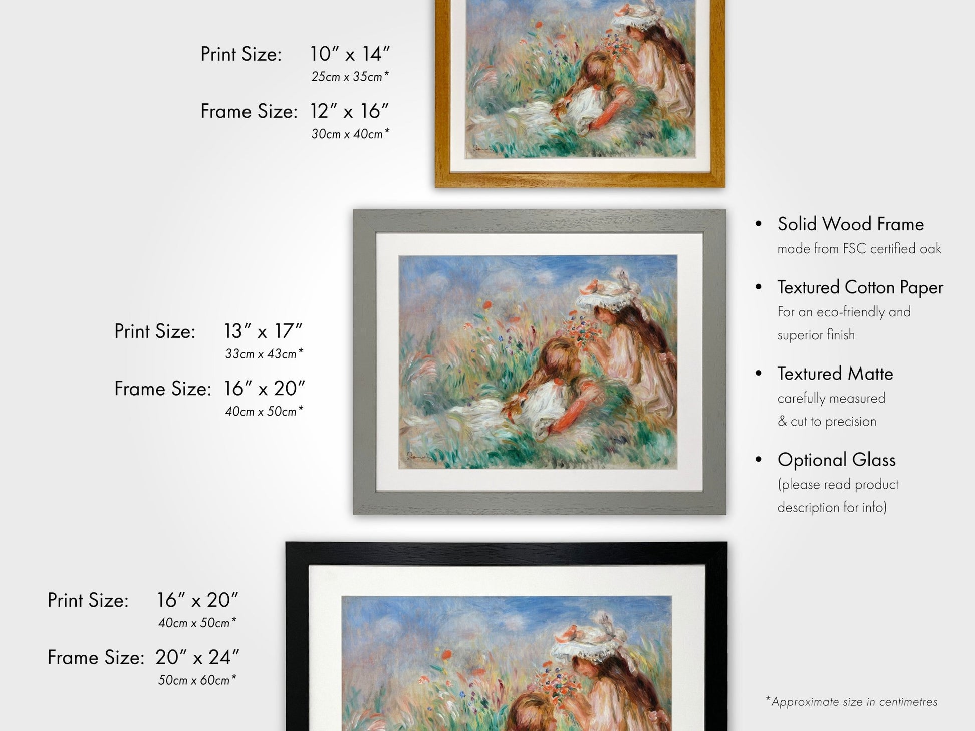 Pierre - Auguste Renoir - Girls in the Grass | Art Prints | Pathos Studio