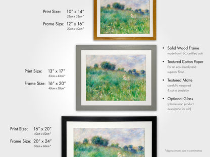 Pierre - Auguste Renoir - Meadow | Art Prints | Pathos Studio