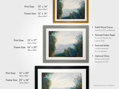 Pierre - Auguste Renoir - The Auvers Valley | Art Prints | Pathos Studio