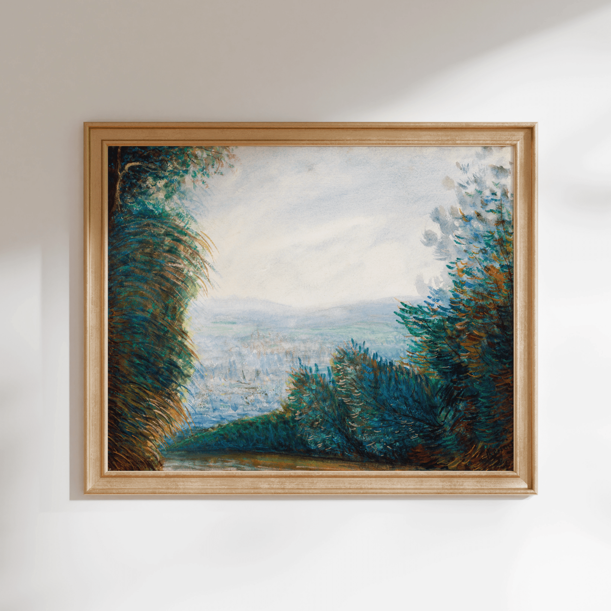 Pierre - Auguste Renoir - The Auvers Valley | Art Prints | Pathos Studio