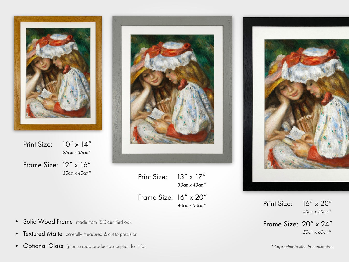 Pierre - Auguste Renoir - Two Girls Reading | Art Prints | Pathos Studio