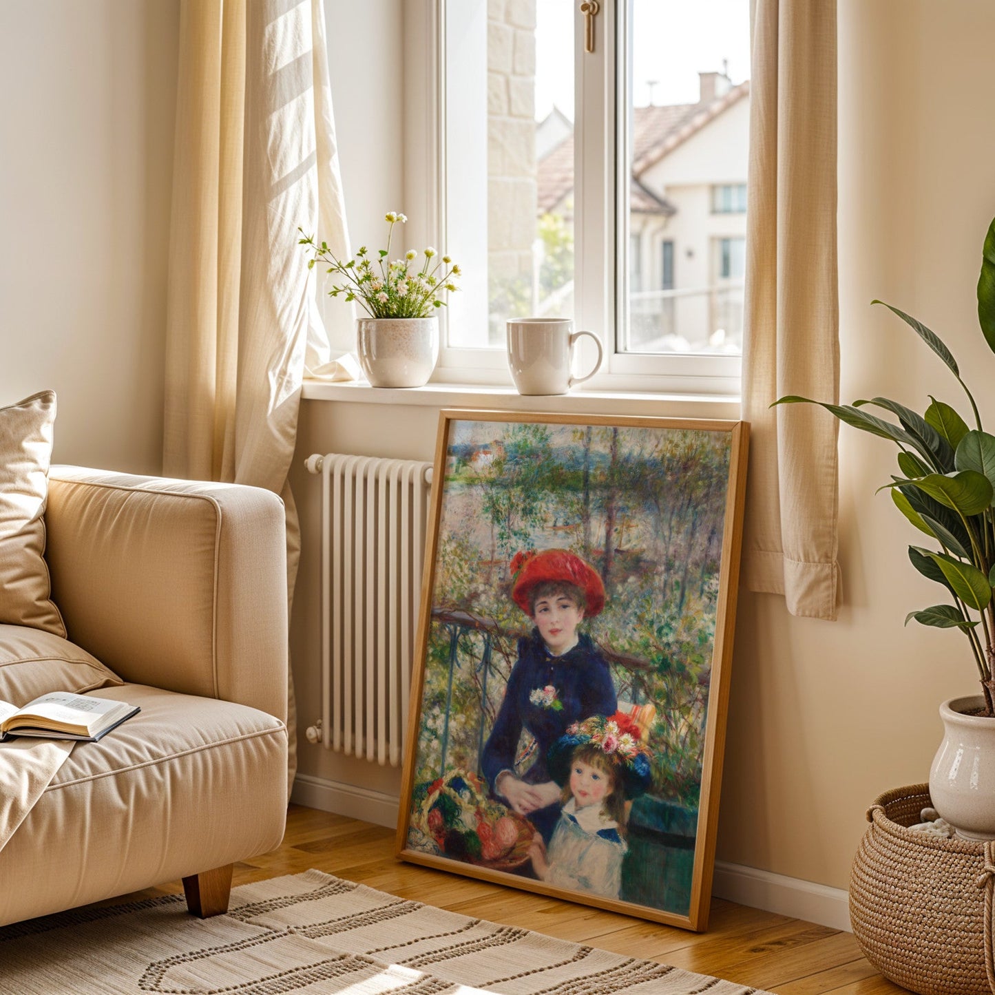 Pierre - Auguste Renoir - Two Sisters on the Terrace | Art Prints | Pathos Studio