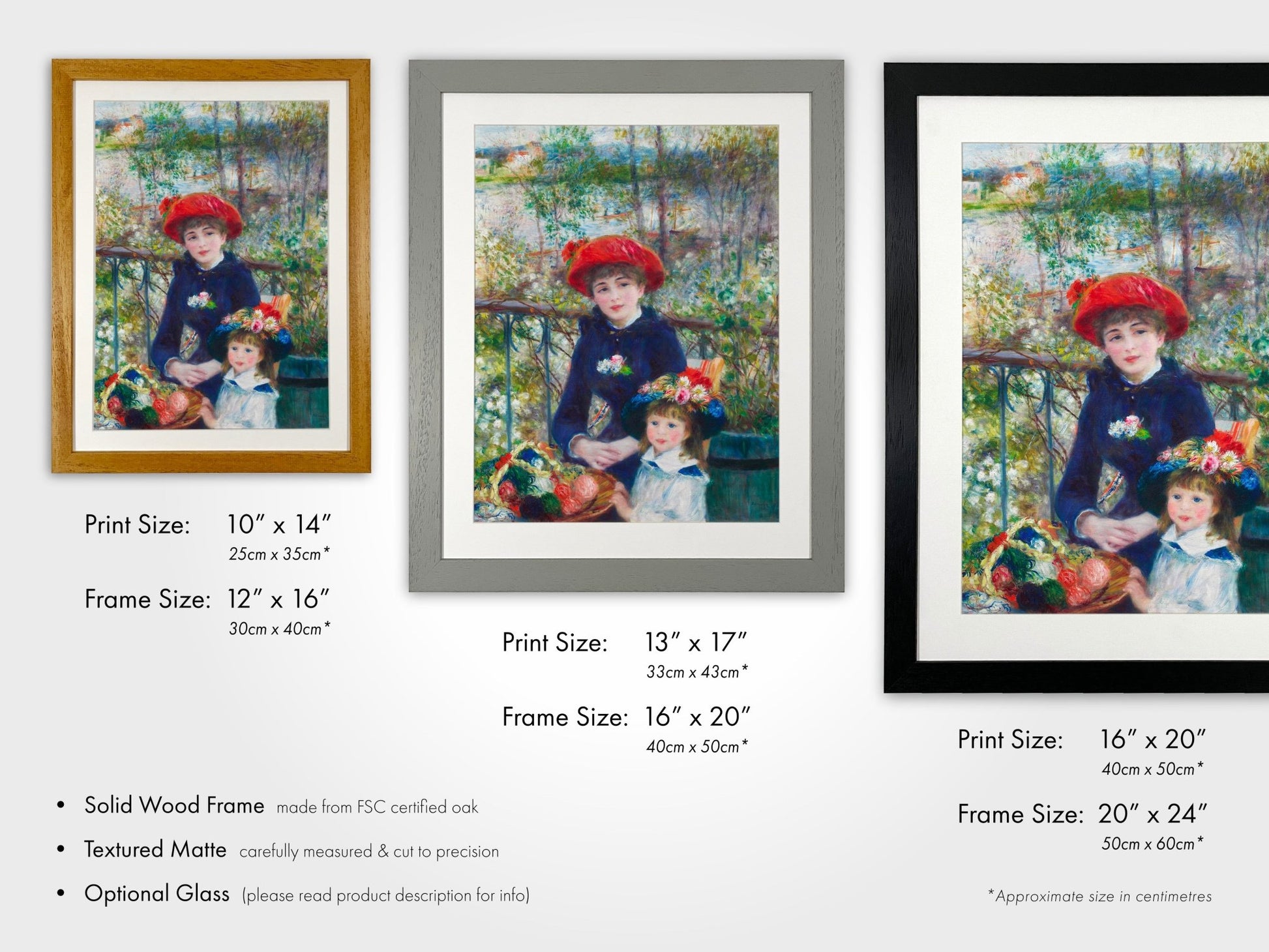 Pierre - Auguste Renoir - Two Sisters on the Terrace | Art Prints | Pathos Studio