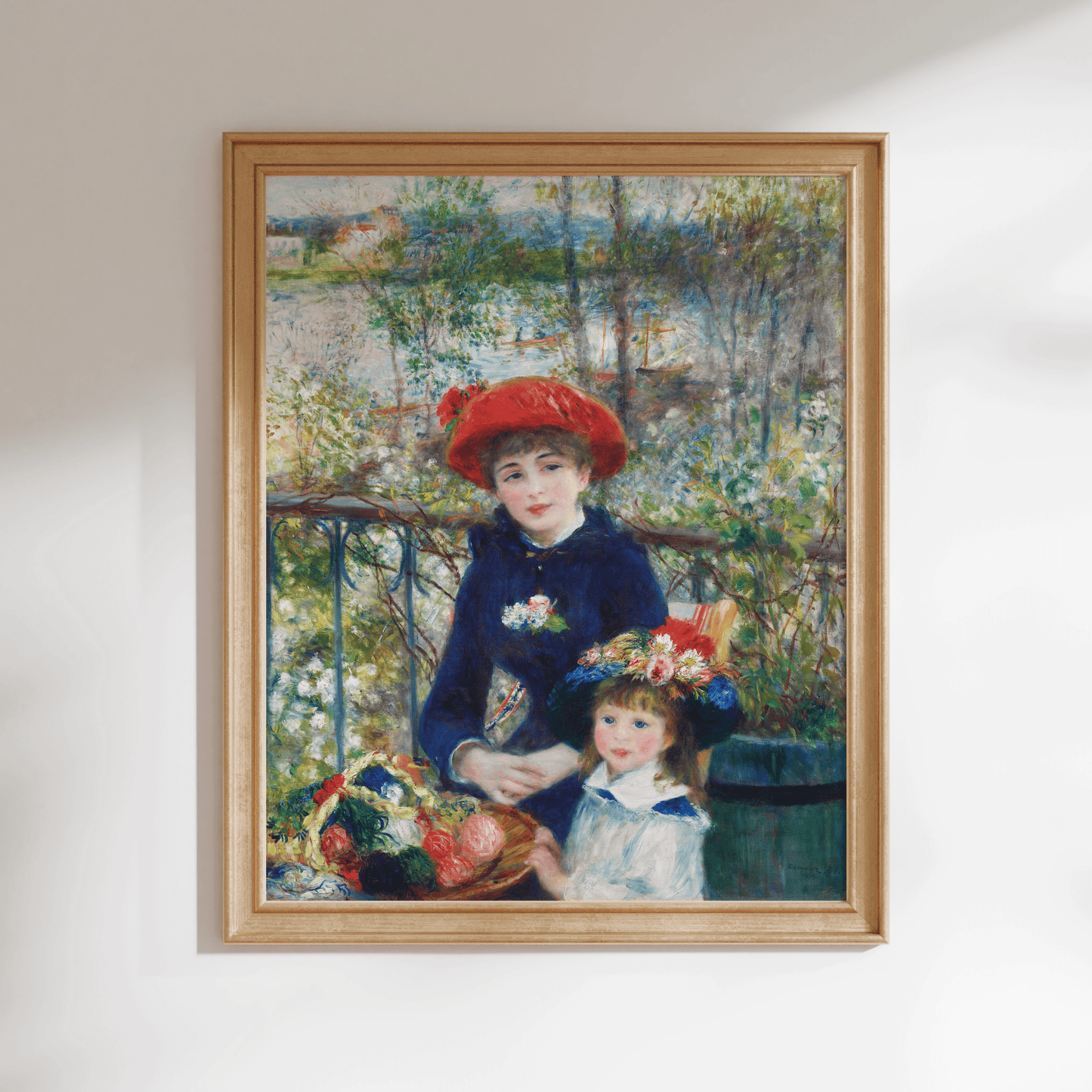 Pierre - Auguste Renoir - Two Sisters on the Terrace | Art Prints | Pathos Studio