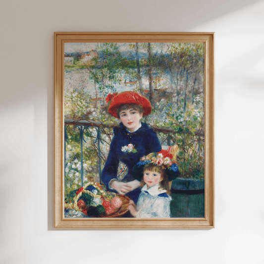 Pierre - Auguste Renoir - Two Sisters on the Terrace | Art Prints | Pathos Studio
