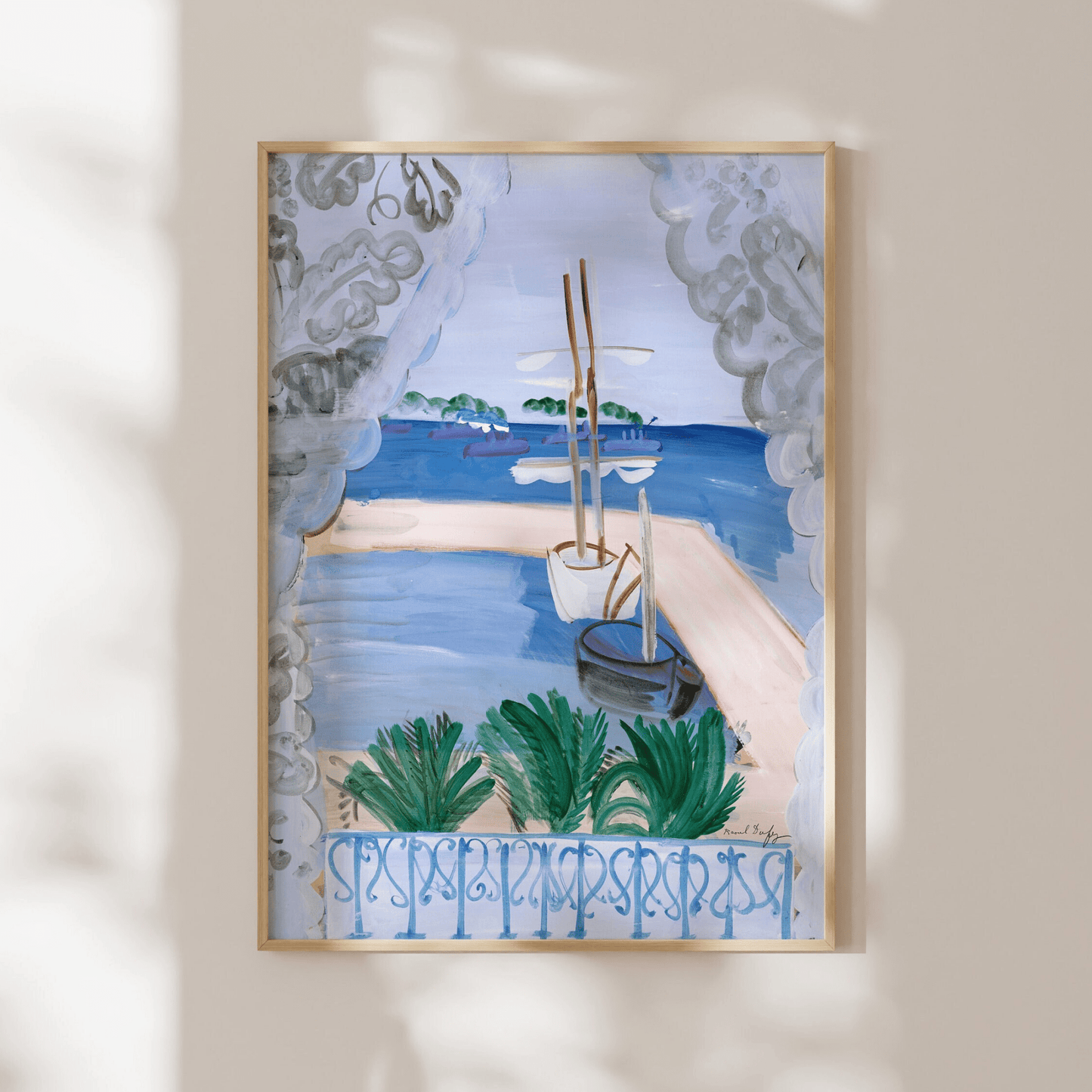 Raoul Dufy - Open Window in Golfe - Juan | Art Prints | Pathos Studio