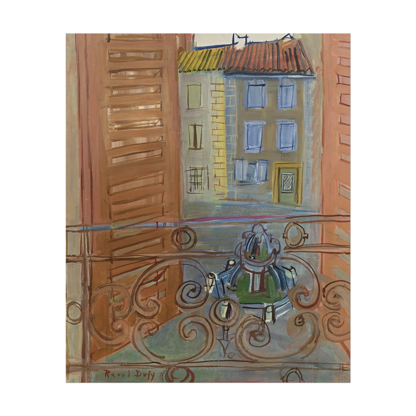 Raoul Dufy - The Fountain in Aspet | Art Prints | Pathos Studio