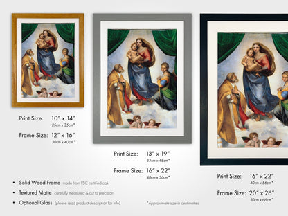 Raphael - Madonna Sixtina | Art Prints | Pathos Studio