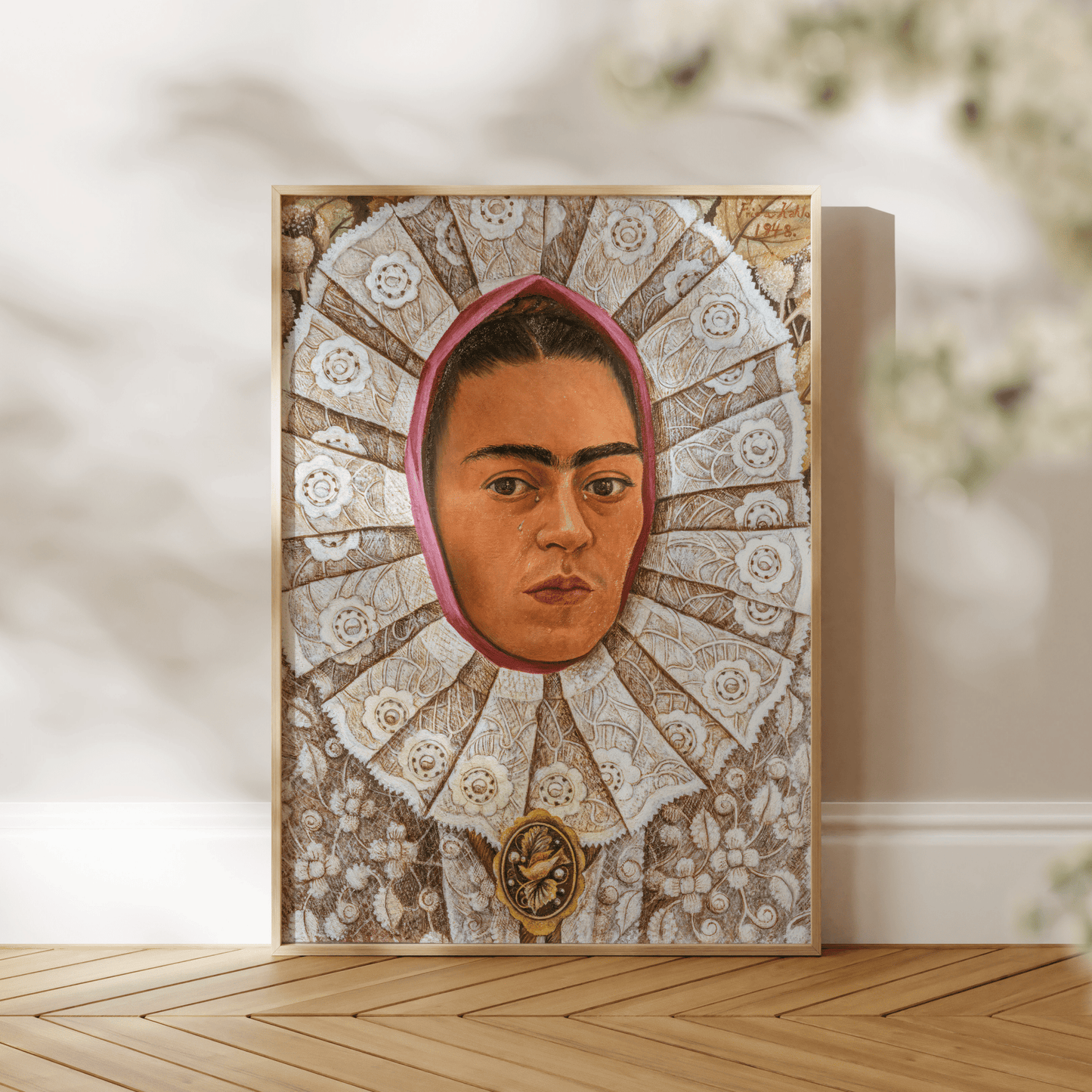 Self - Portrait With Headdress - Pathos Studio - Art Prints