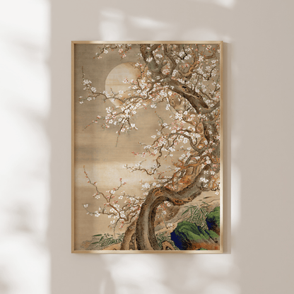 SO SHIZAN - Plum Blossoms In Moonlight - Pathos Studio - Art Prints