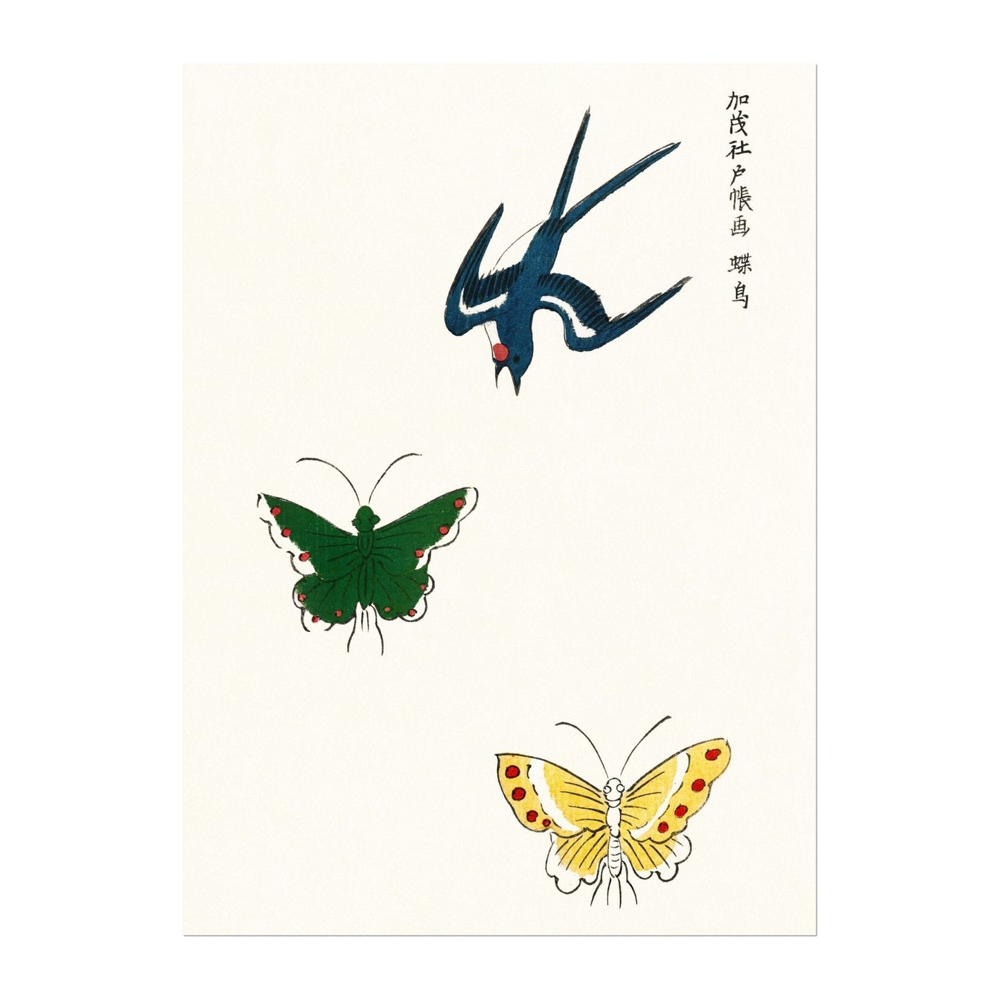 Swallow & Butterflies