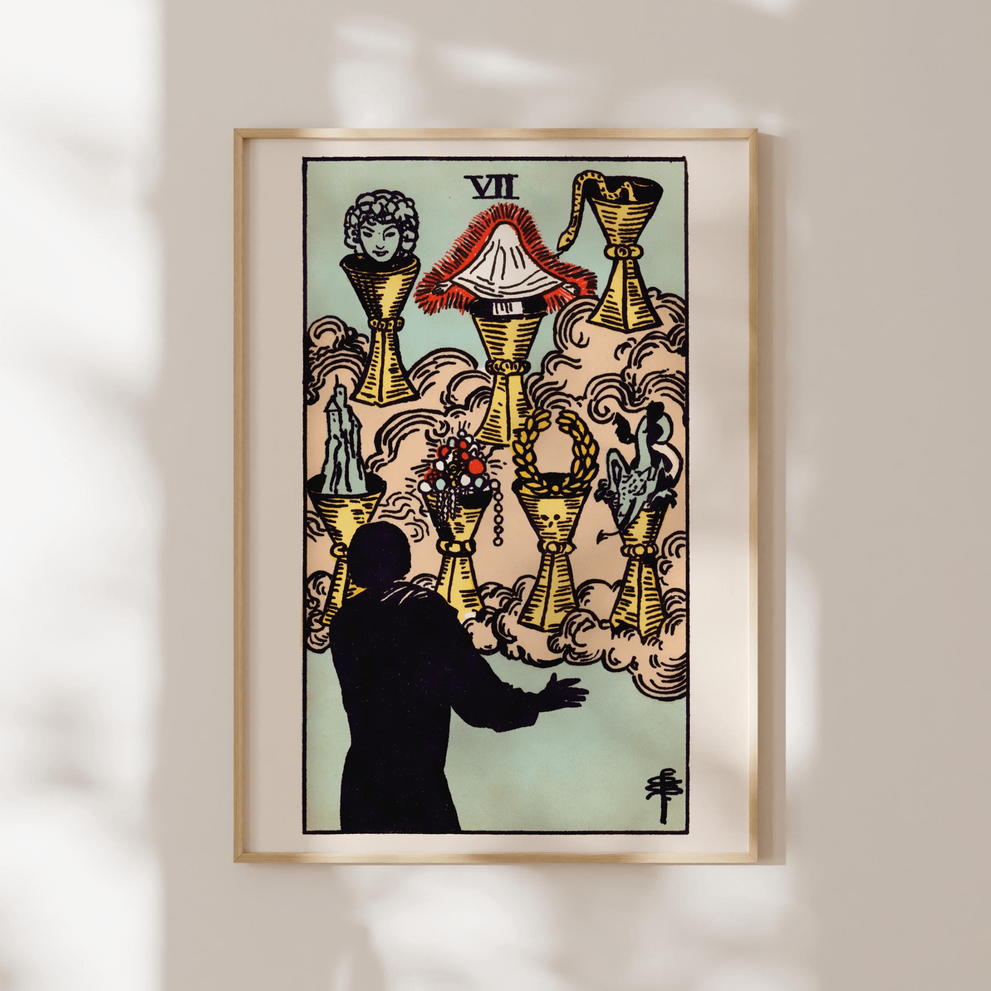 Tarot Art - 7 of Cups | Art Prints | Pathos Studio