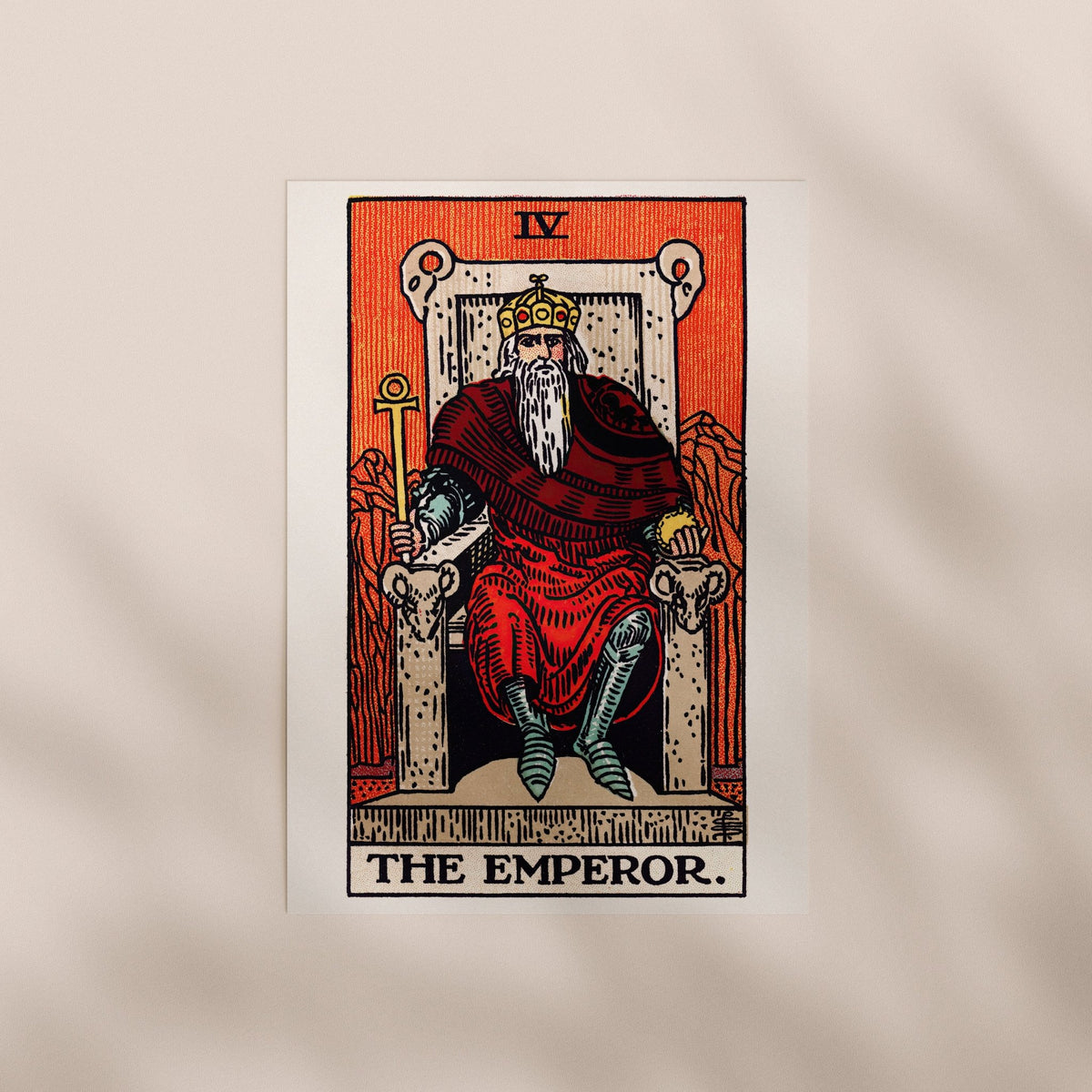 Tarot Art - IV The Emperor | Art Prints | Pathos Studio