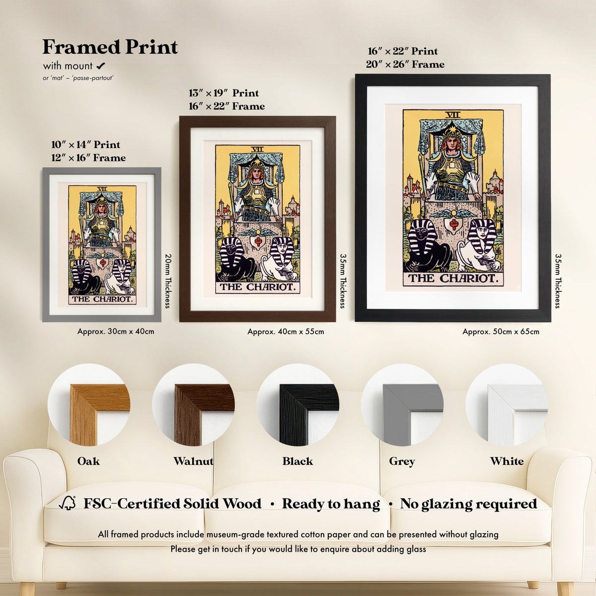 Tarot Art - VII The Chariot | Art Prints | Pathos Studio