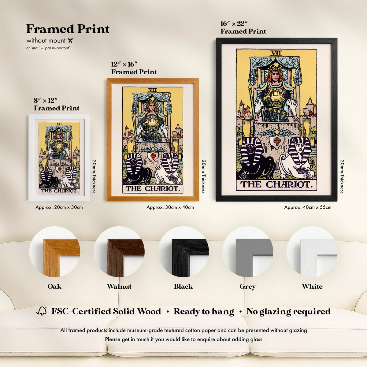 Tarot Art - VII The Chariot | Art Prints | Pathos Studio