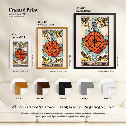 Tarot Art - X Wheel Of Fortune | Art Prints | Pathos Studio