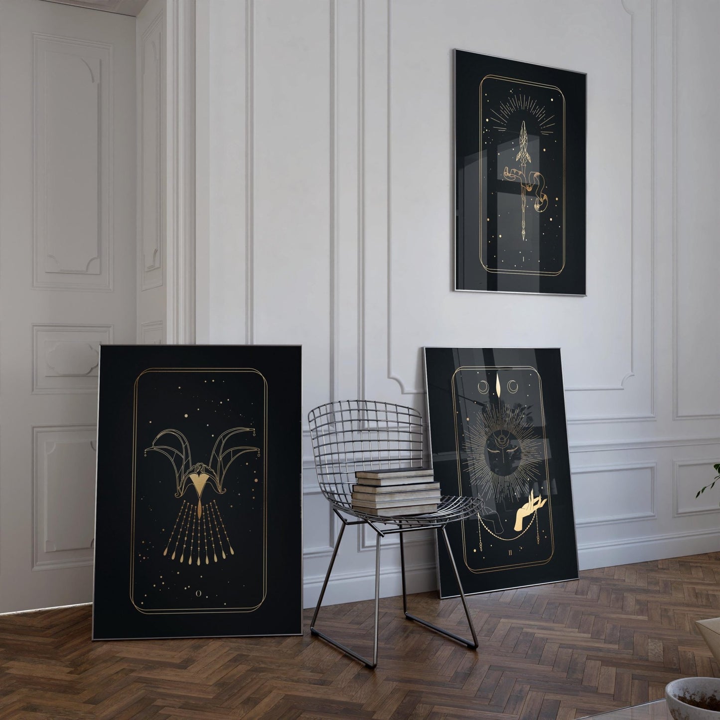 Tarot Print: I The Magician (Black & Gold) - Pathos Studio - Art Prints