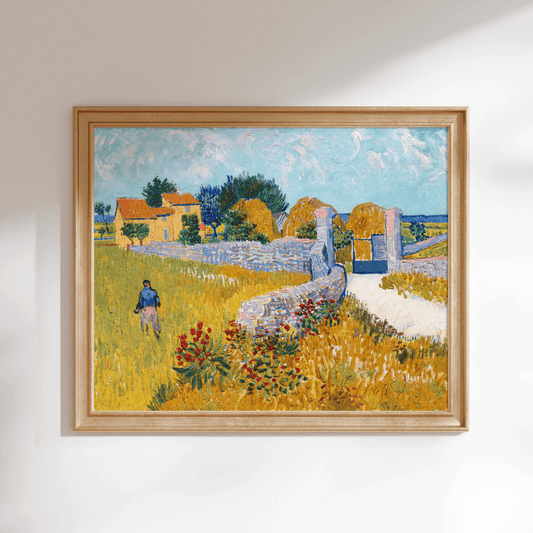 VINCENT VAN GOGH - Farmhouse in Provence - Pathos Studio - Art Prints