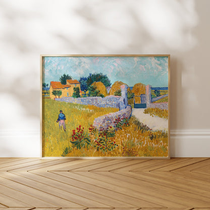 VINCENT VAN GOGH - Farmhouse in Provence - Pathos Studio - Art Prints