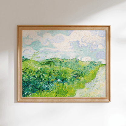 VINCENT VAN GOGH - Green Wheat Fields, Auvers - Pathos Studio - Art Prints