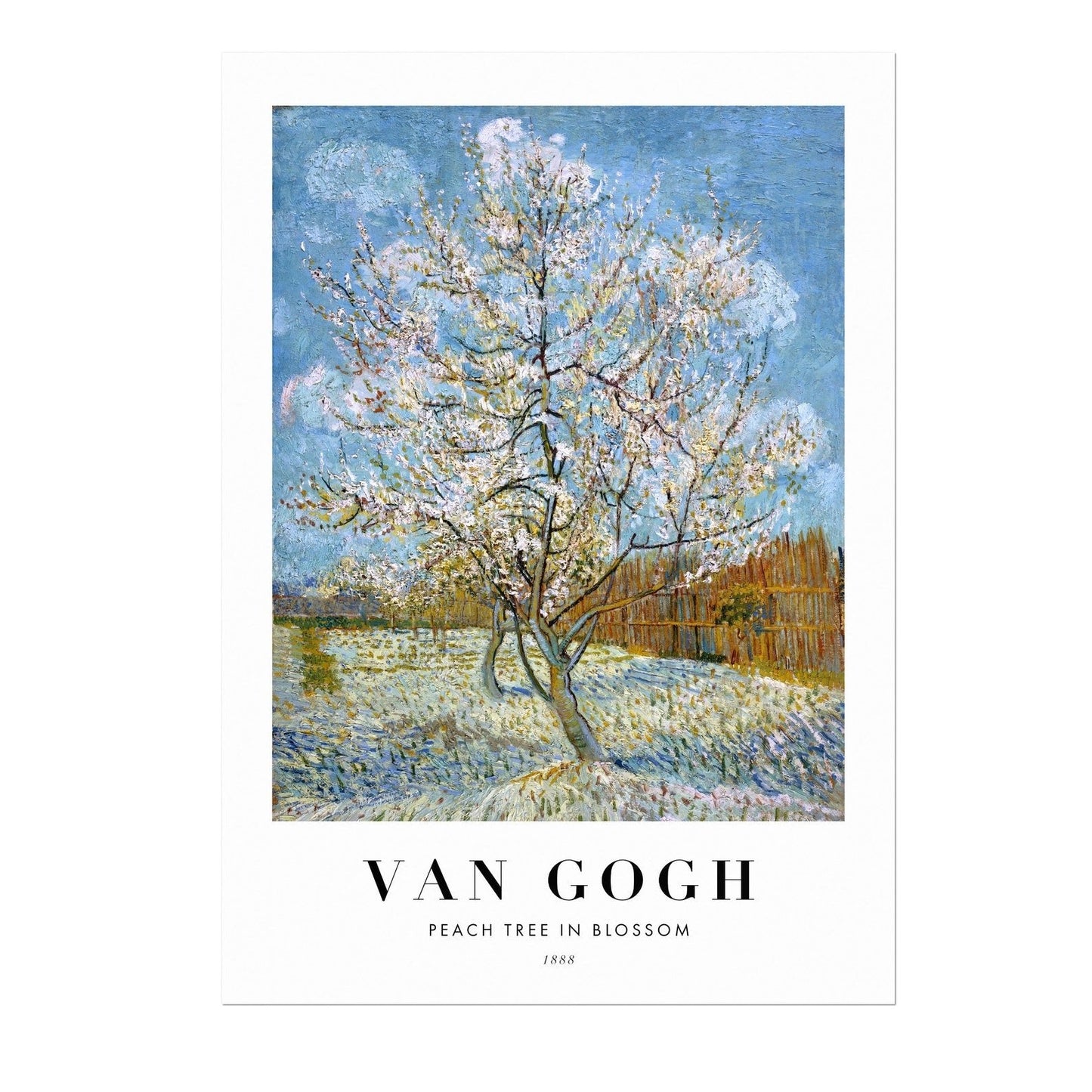 Pfirsichbaum (Poster-Stil)