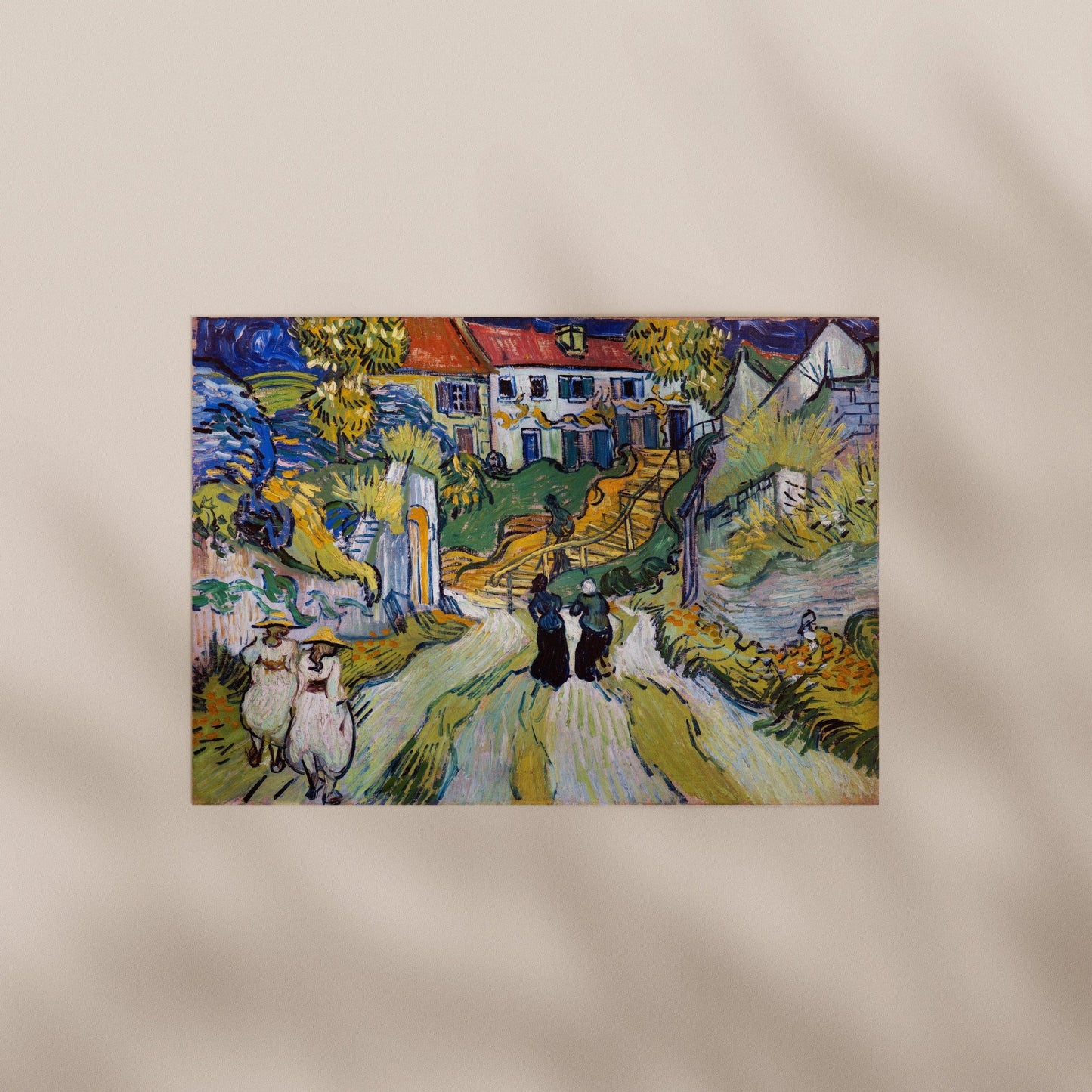 Vincent Van Gogh - Stairway At Auvers | Art Prints | Pathos Studio