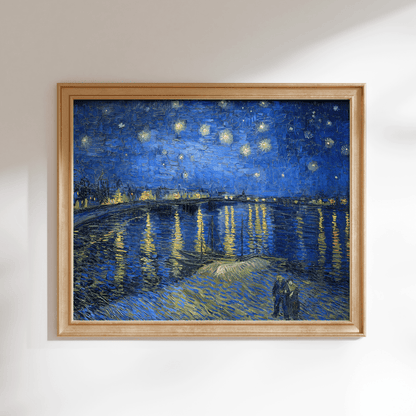 VINCENT VAN GOGH - Starry Night Over The Rhône - Pathos Studio - Art Prints