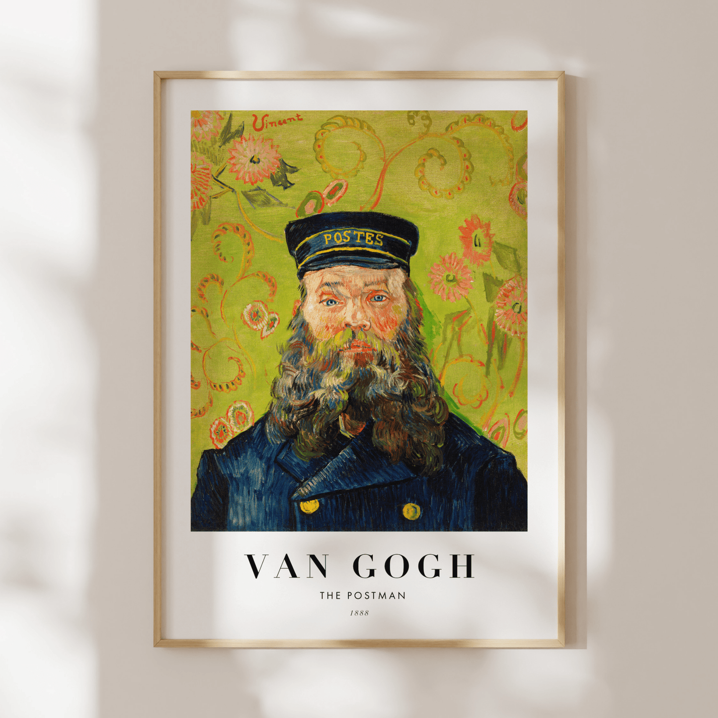 VINCENT VAN GOGH - The Postman (Poster Style) - Pathos Studio - Art Prints