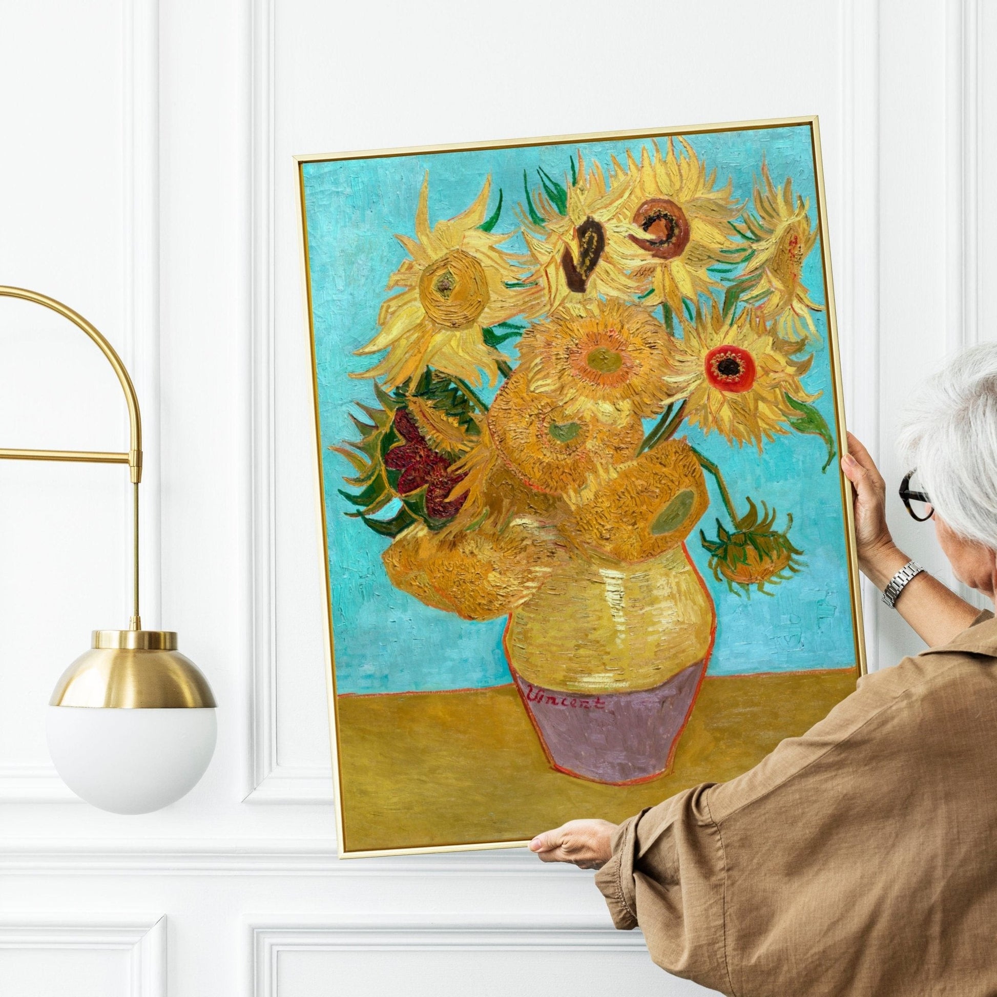 VINCENT VAN GOGH - Vase With Twelve Sunflowers - Pathos Studio -