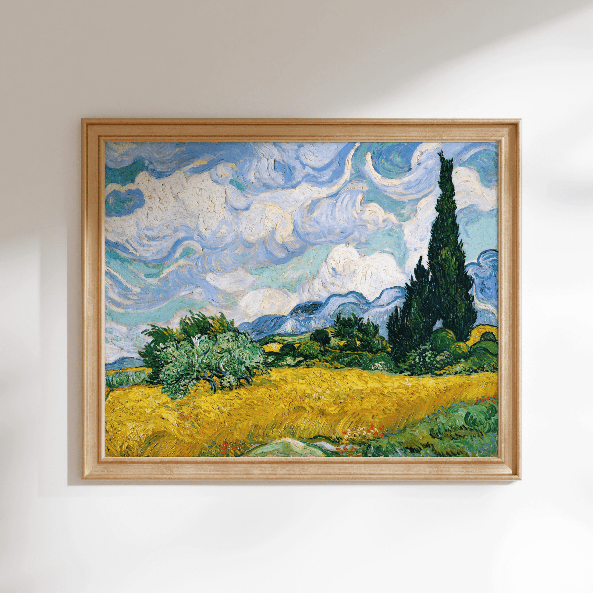 VINCENT VAN GOGH - Wheat Field With Cypresses - Pathos Studio - Art Prints