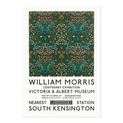 WILLIAM MORRIS - London Underground Poster (Tulip) - Pathos Studio - Art Prints